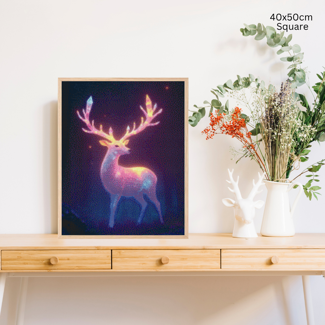 Antler Glow: Diamond Painting Collection
