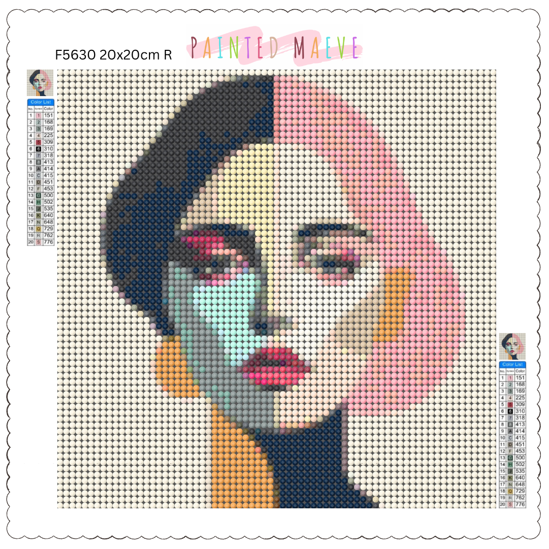 Abstract Muse: MINI Diamond Painting Collection