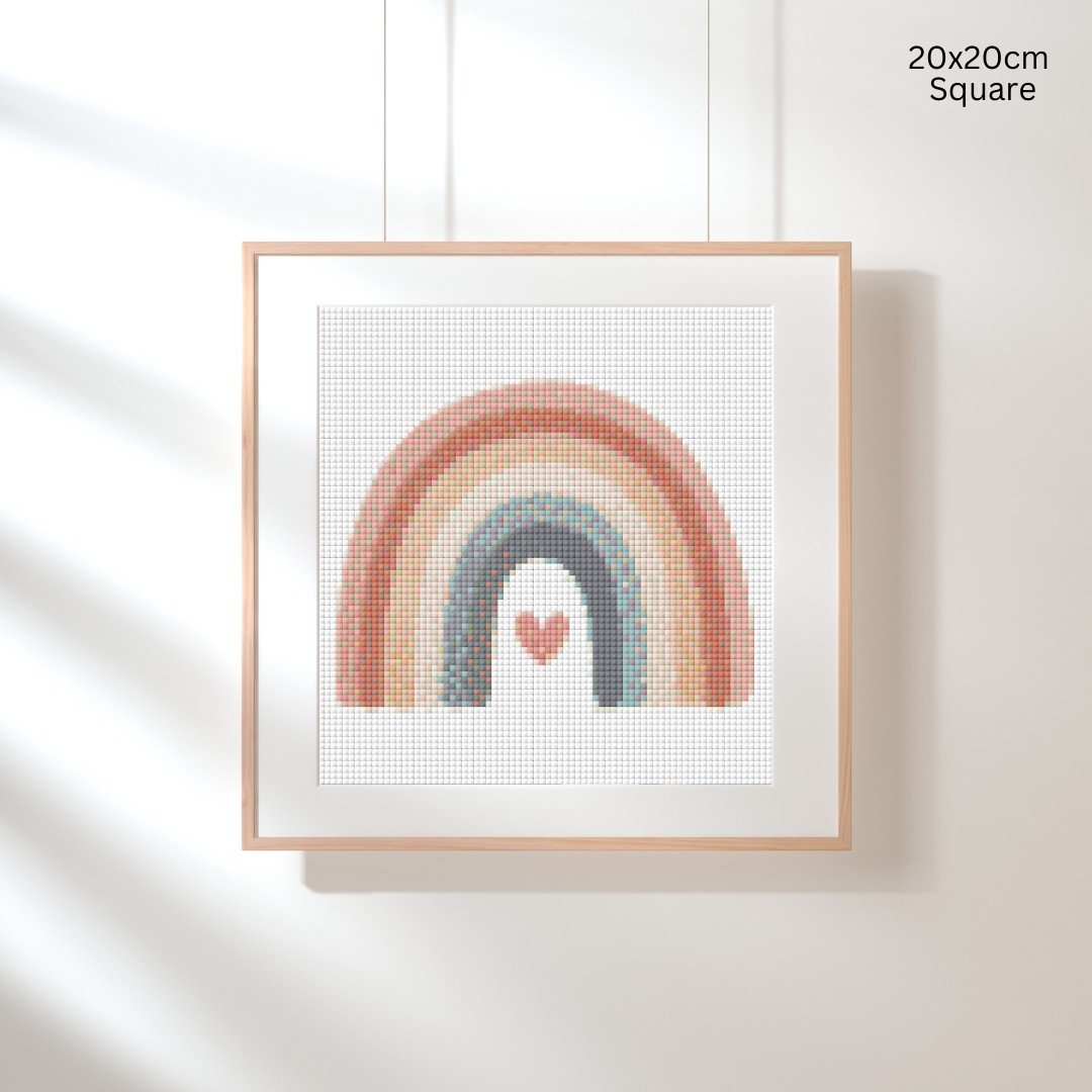 Boho Rainbow Surprise: MINI Diamond Painting Collection