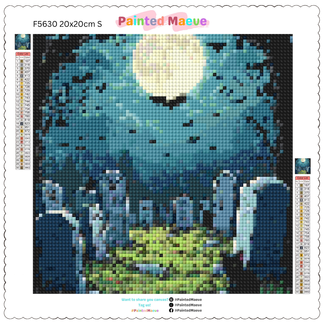 Spooky Cemetary: Diamond Painting Halloween Collection
