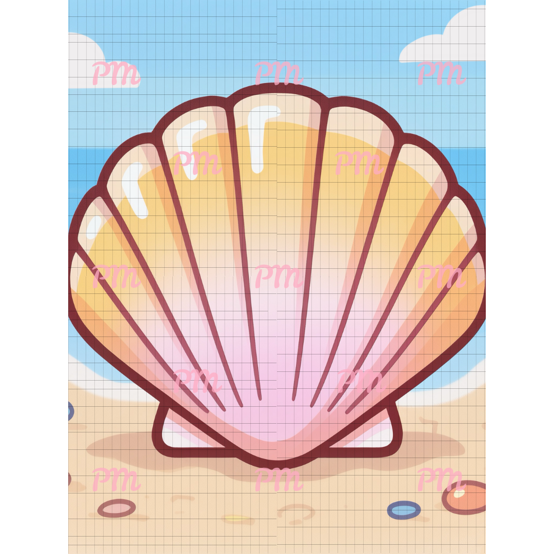 Shell by the Sea: Paint-by-Number Collection (24/36/48 colors | No Frame)