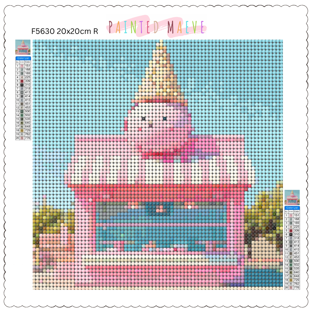 Cream and Cone Hut: Diamond Painting Collection