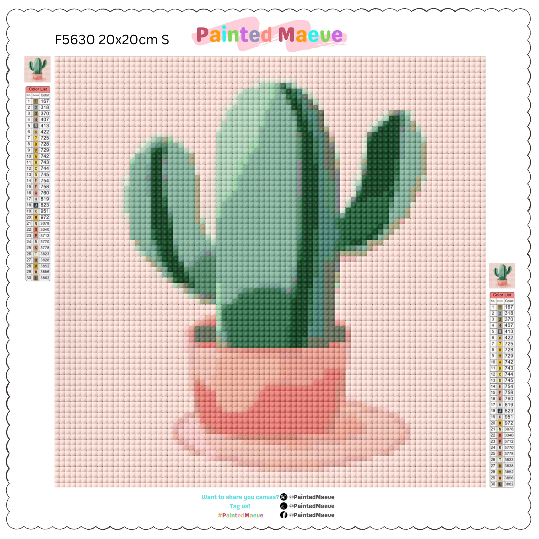 Cactus Makes Perfect: MINI Diamond Painting Collection
