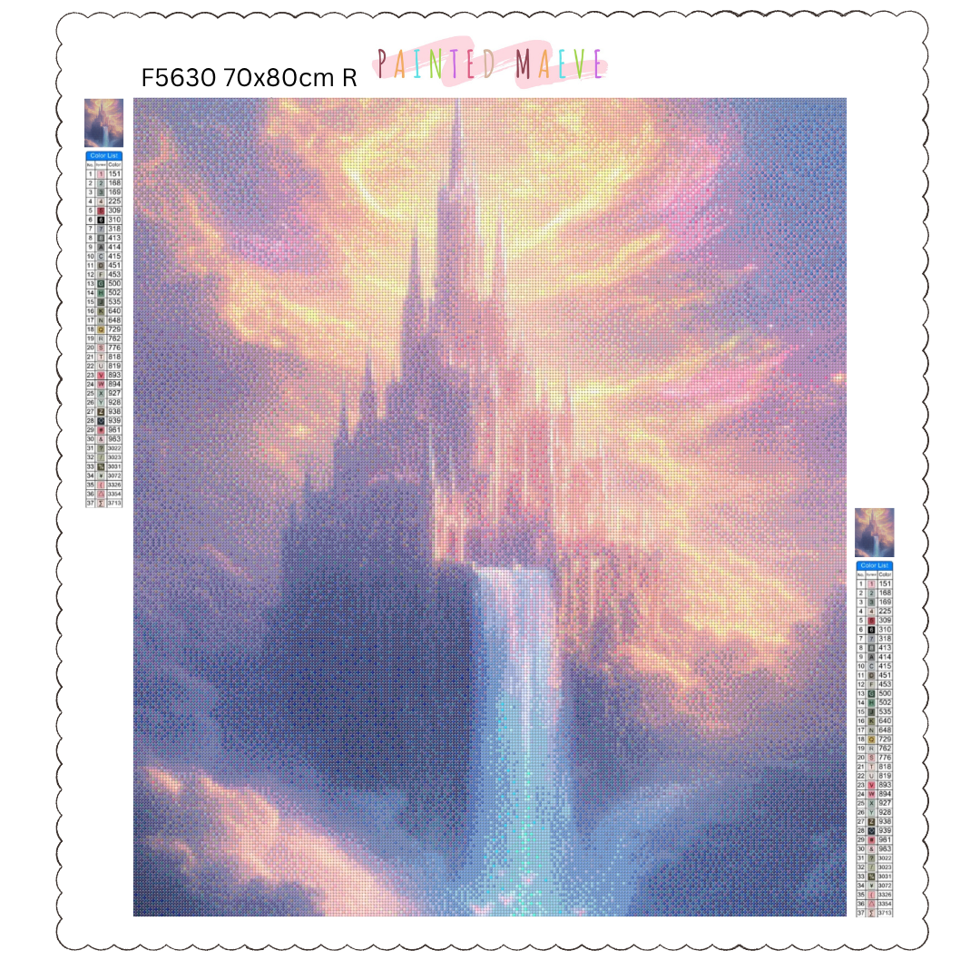 Castle in the Sky: Diamond Painting Collection