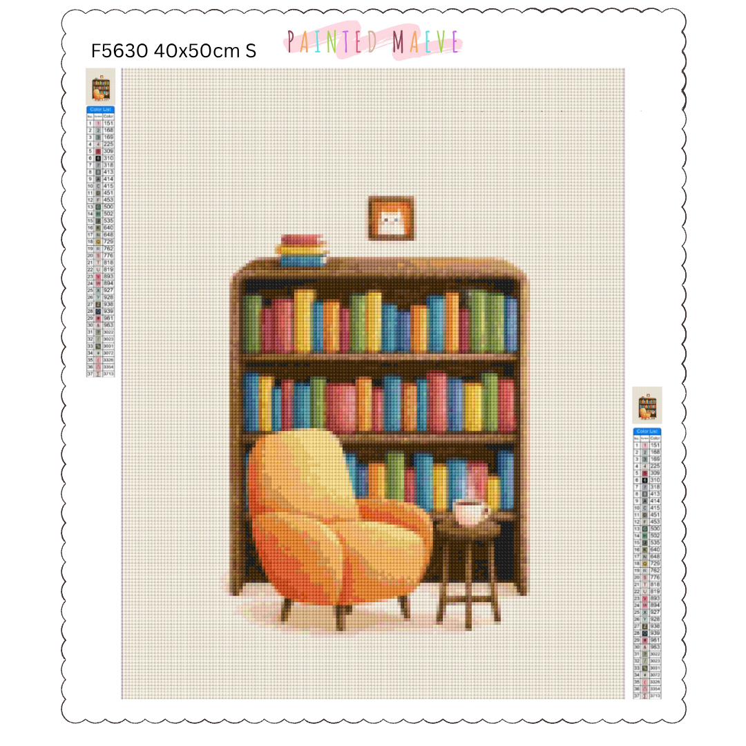 Chapters and Comfort: Diamond Painting Collection
