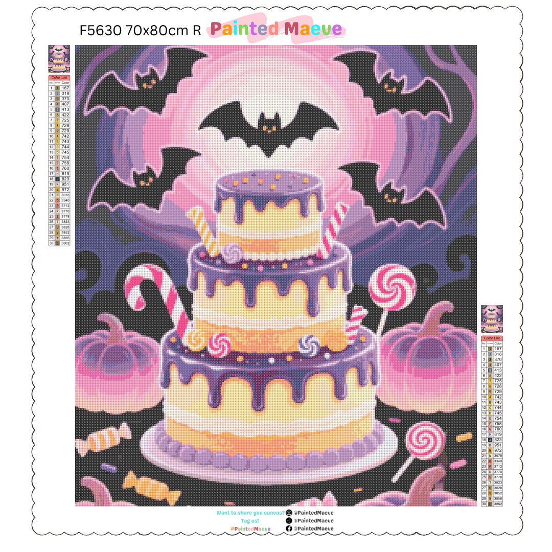 Batty for Sweets: Diamond Painting Halloween Collection
