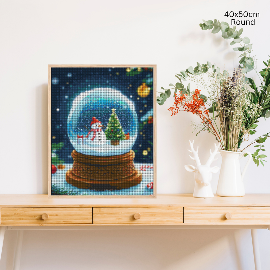 Frosty’s Globe: Diamond Painting Christmas Collection
