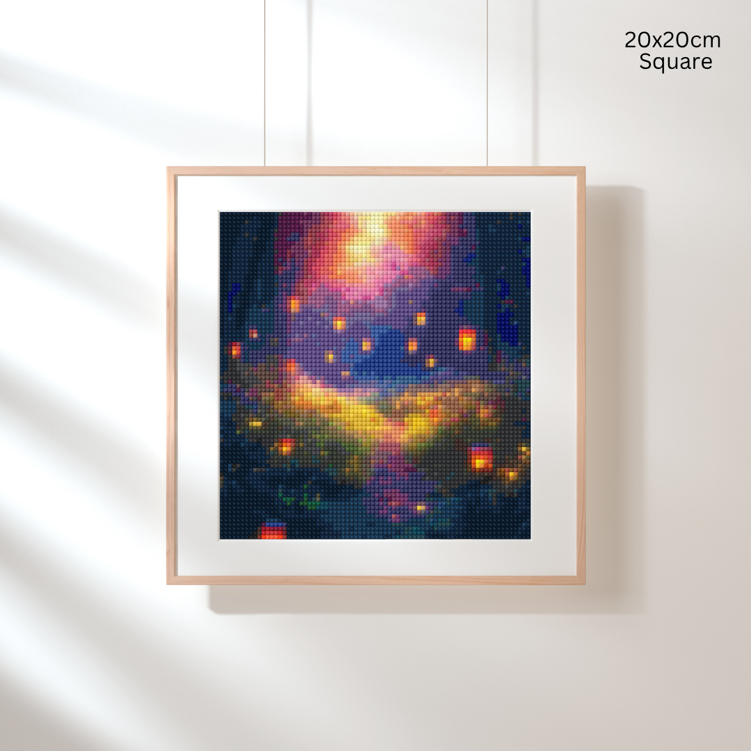 Mystic Lantern Isle: Diamond Painting Collection