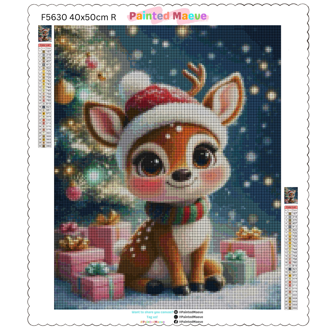 Gifts, Lights & Antlers: Diamond Painting Christmas Collection