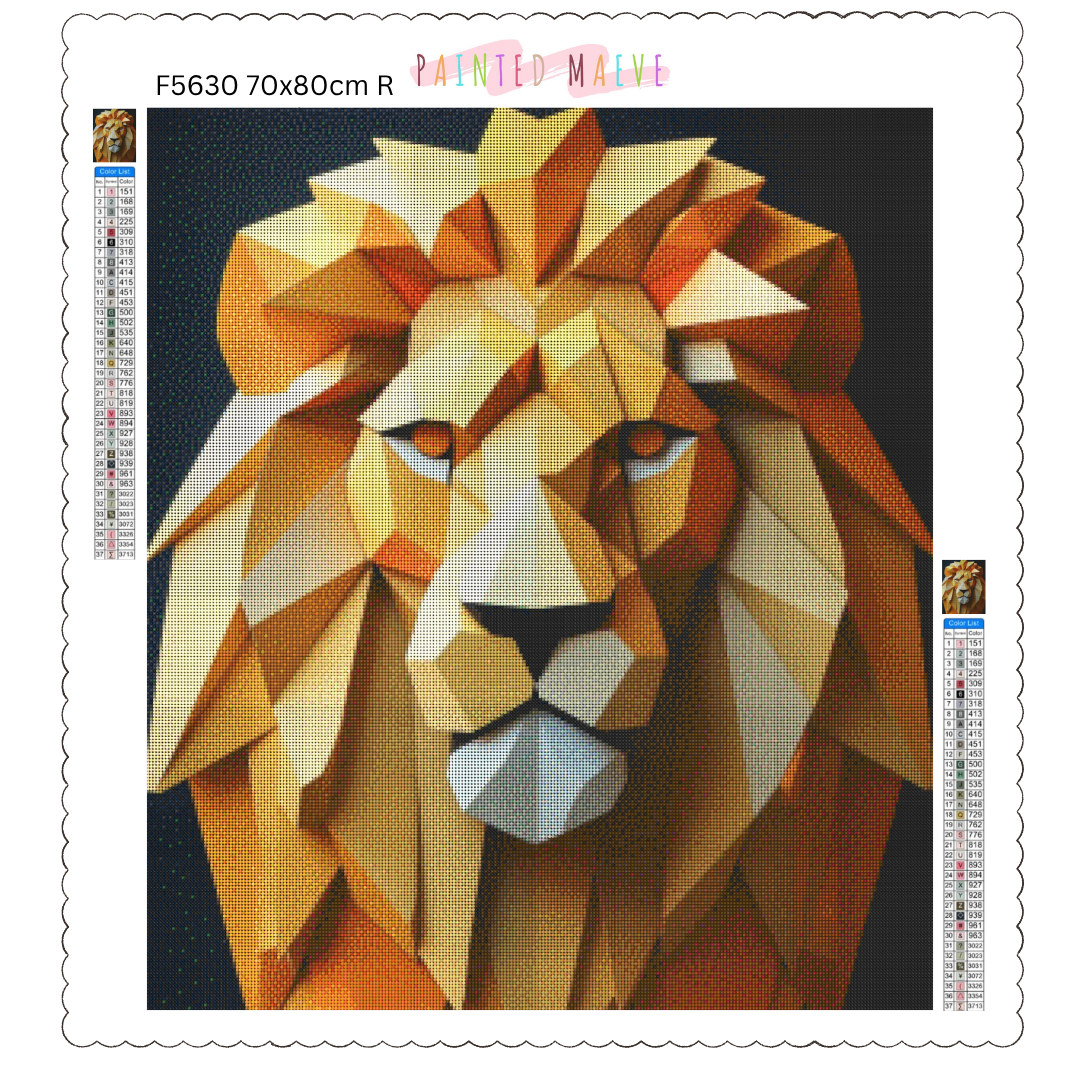 Lion’s Mane: Diamond Painting Collection