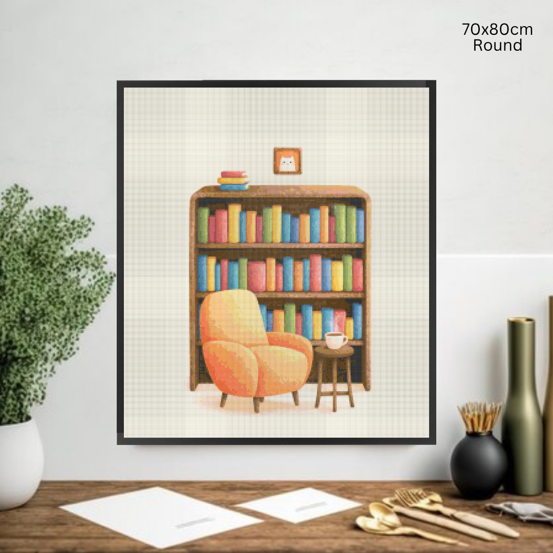Chapters and Comfort: Diamond Painting Collection