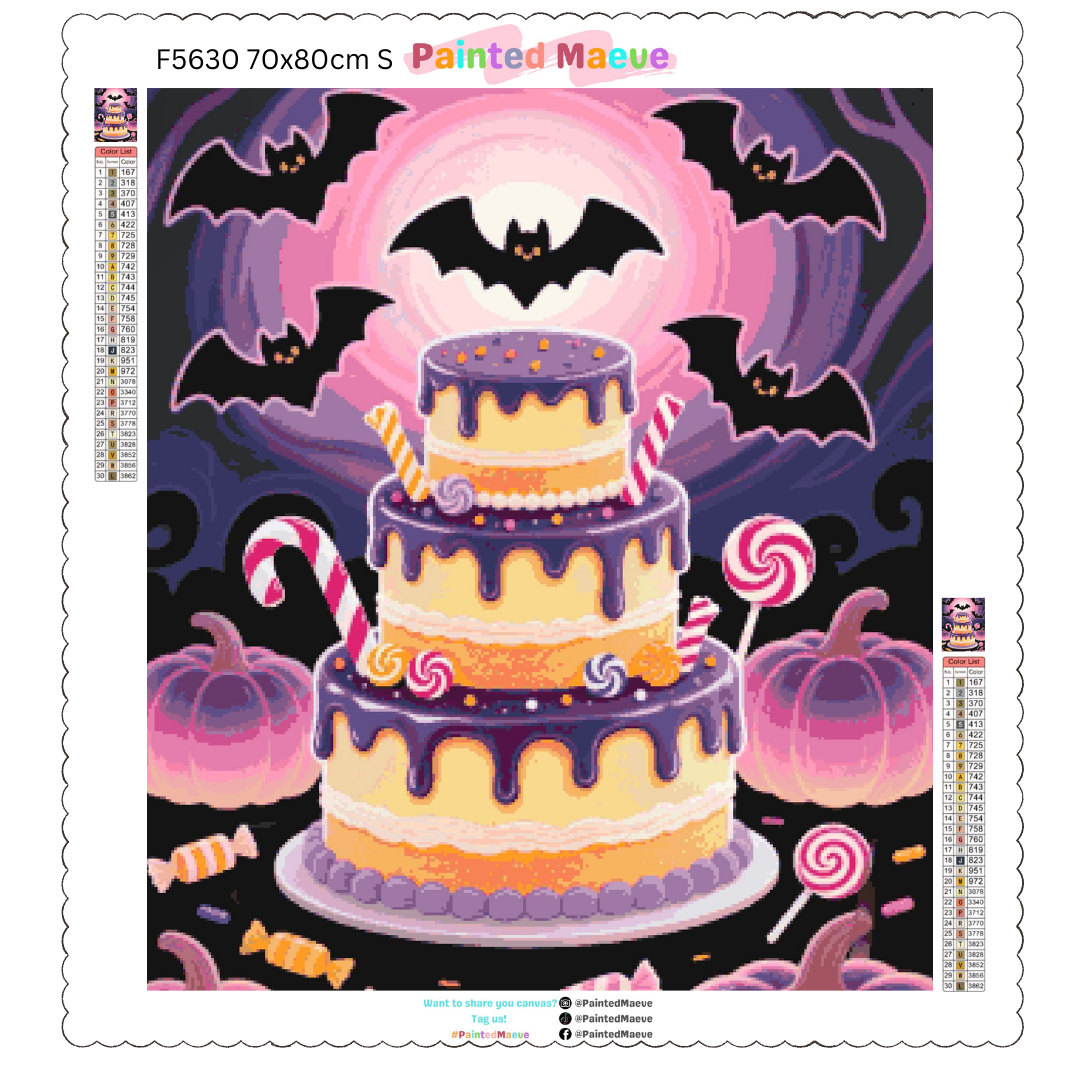 Batty for Sweets: Diamond Painting Halloween Collection