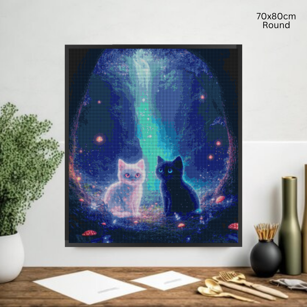 Enchanted Purradise: Diamond Painting Collection