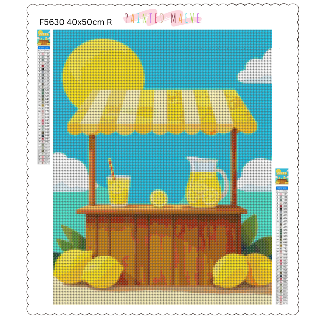 Lemonade Stand: Diamond Painting Collection