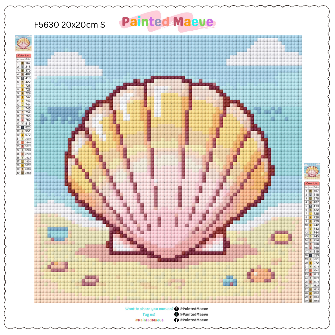 Shell by the Sea: Diamond Painting Collection