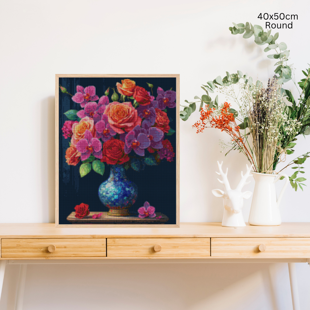Timeless Bouquet: Diamond Painting Collection