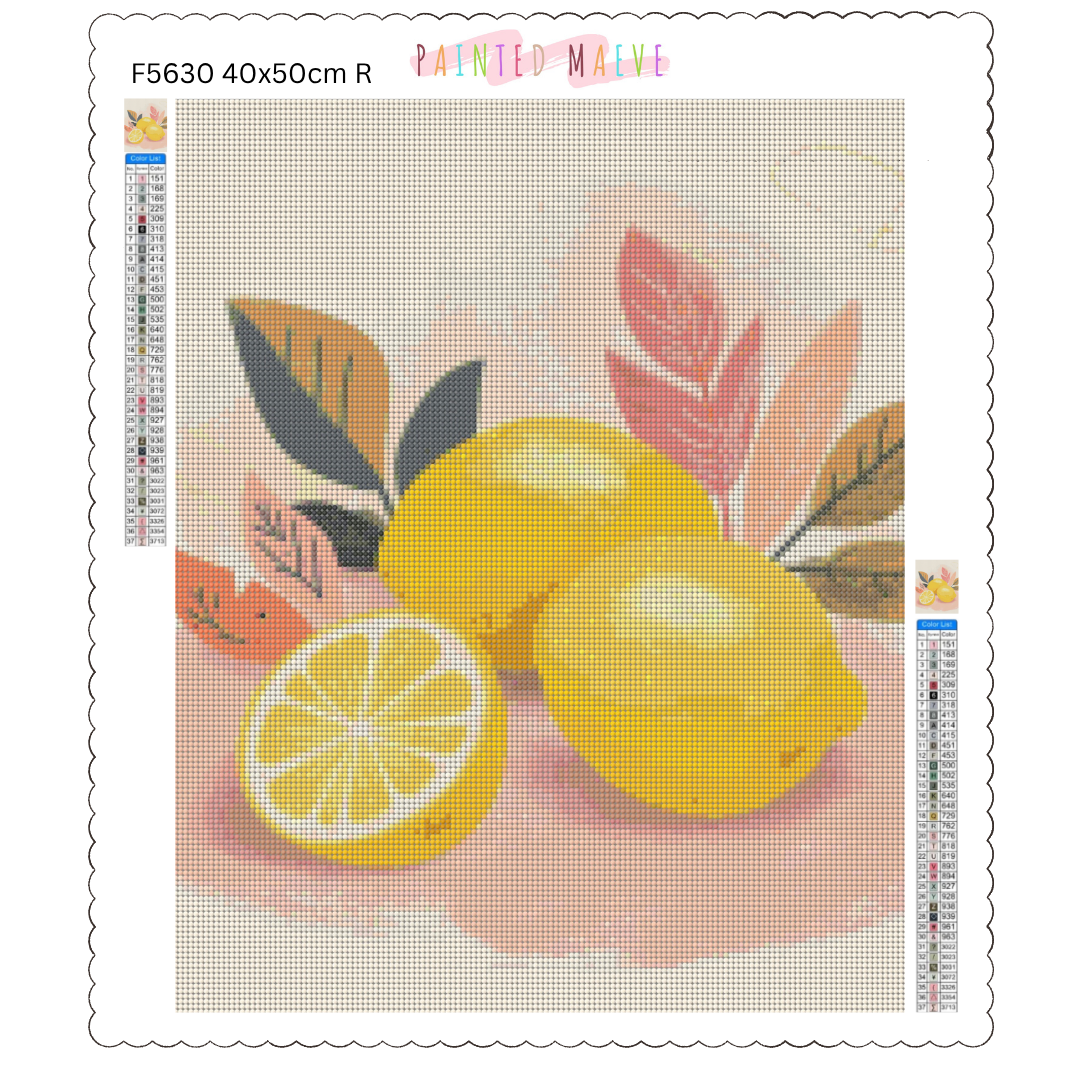 Lemon Delight: Diamond Painting Collection