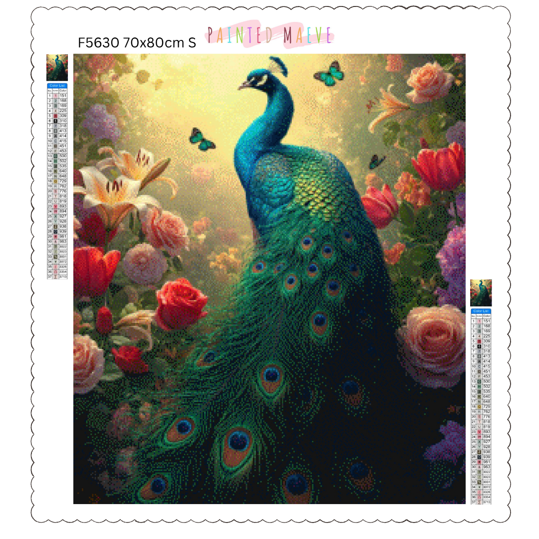 Regal Plumage: Diamond Painting Collection