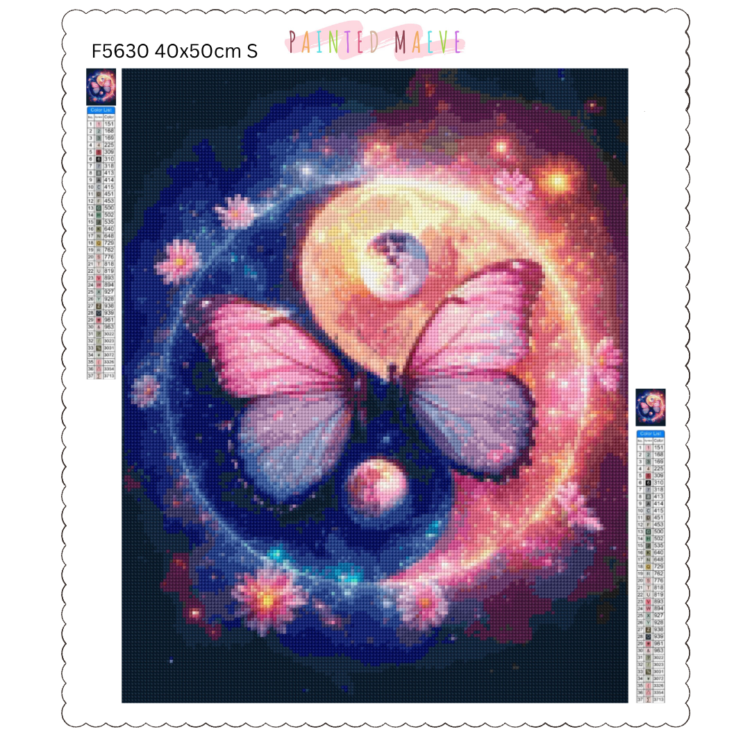 Cosmic Yin Yang Harmony: Diamond Painting Collection