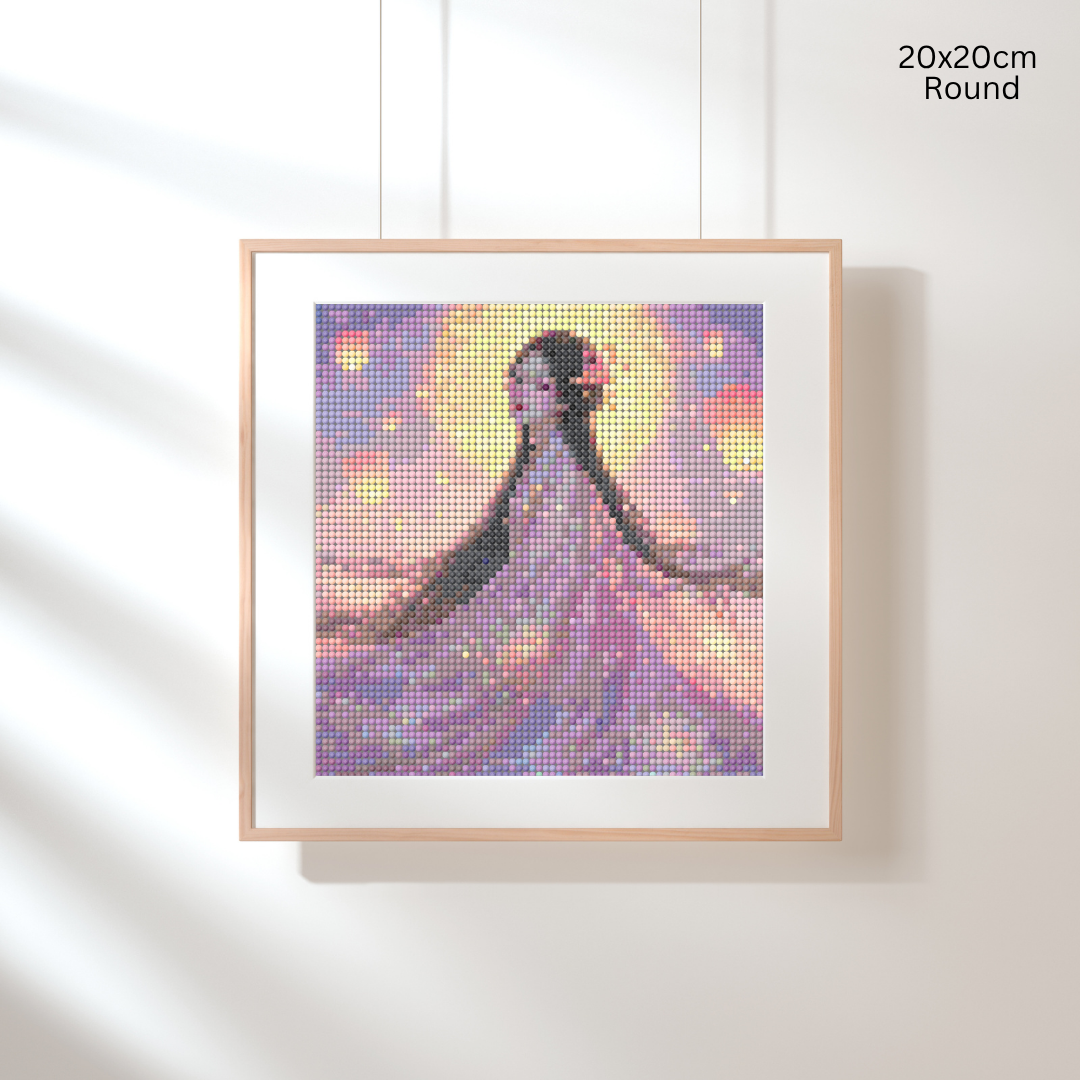 Lotus Princess: Diamond Painting Collection