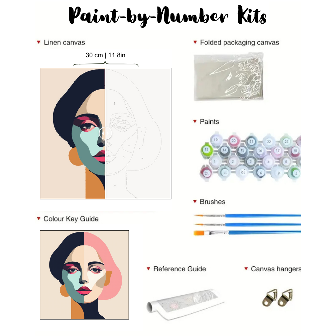 Abstract Muse: Paint-by-Number Mini Collection