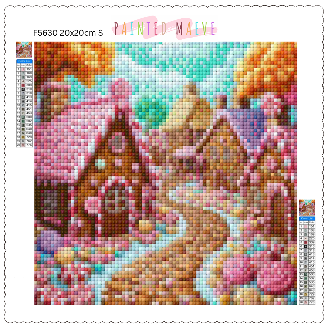 Gingerbread Lane: Diamond Painting Collection