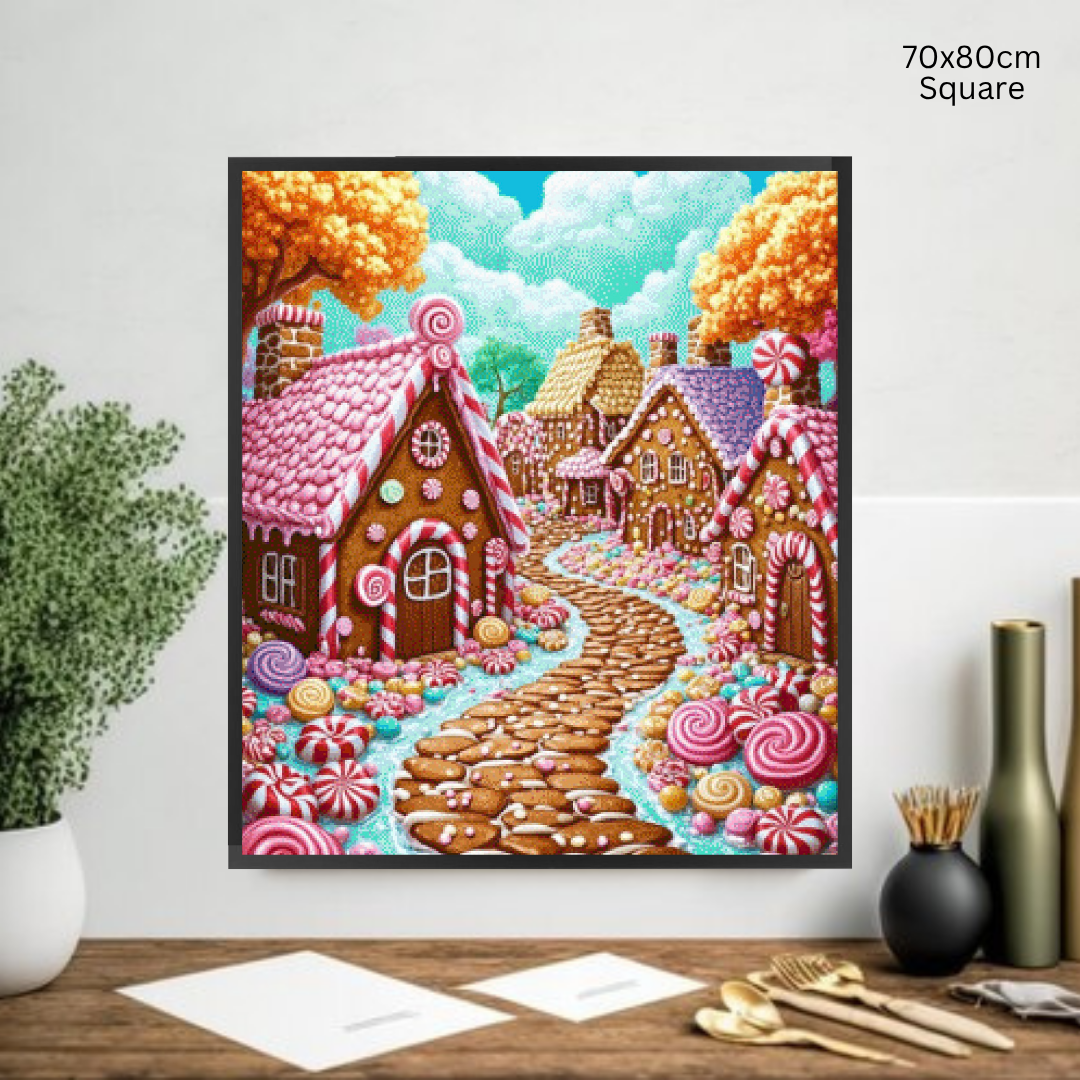 Gingerbread Lane: Diamond Painting Collection