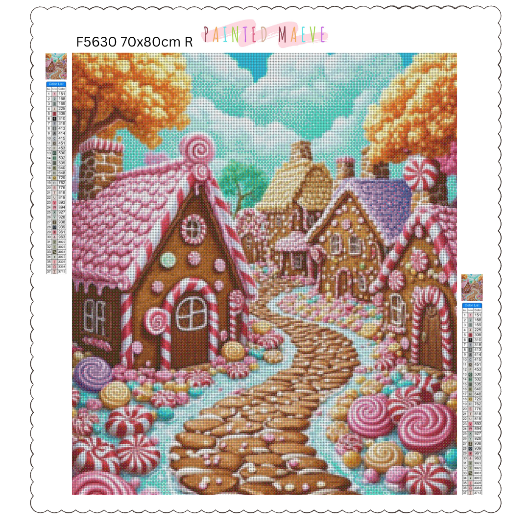 Gingerbread Lane: Diamond Painting Collection
