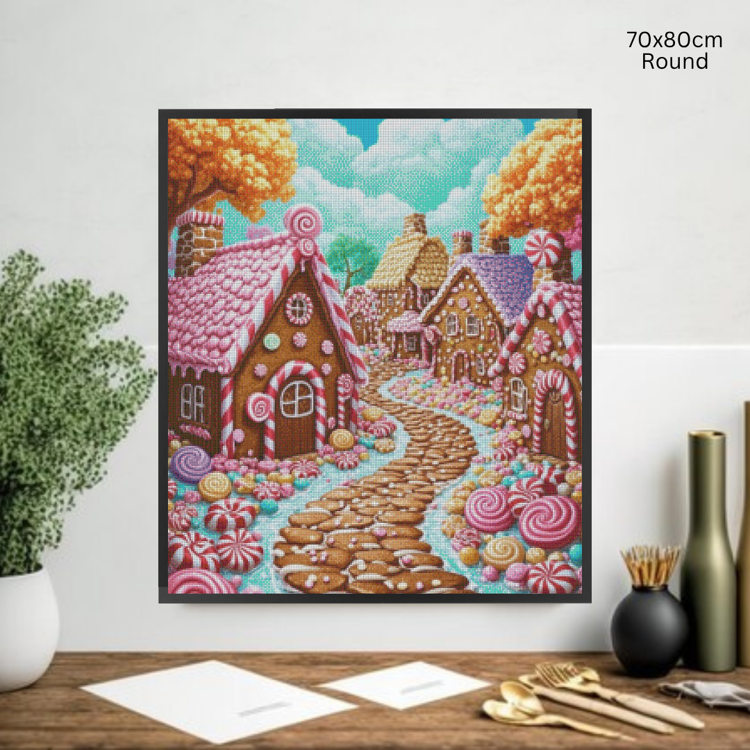 Gingerbread Lane: Diamond Painting Collection