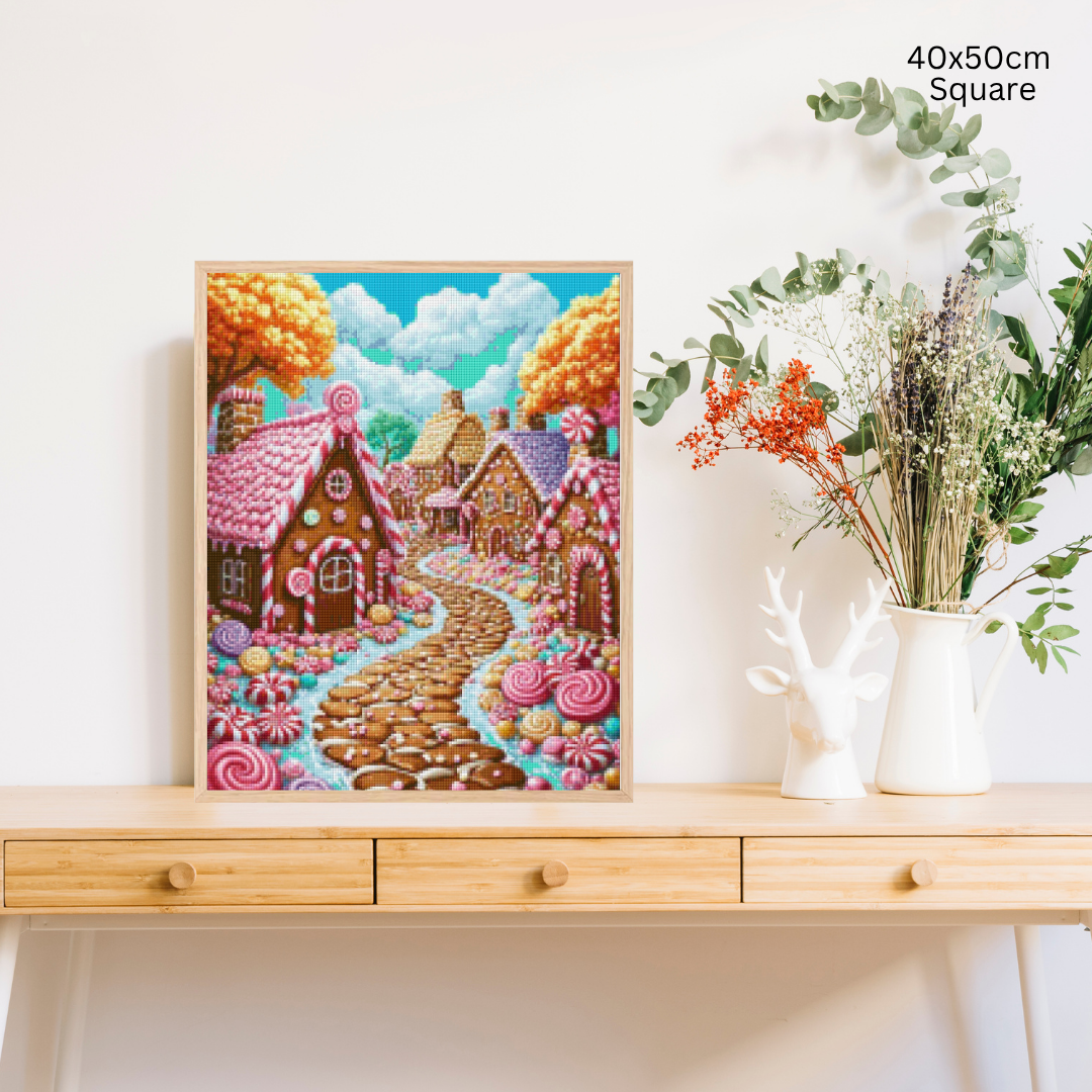 Gingerbread Lane: Diamond Painting Collection