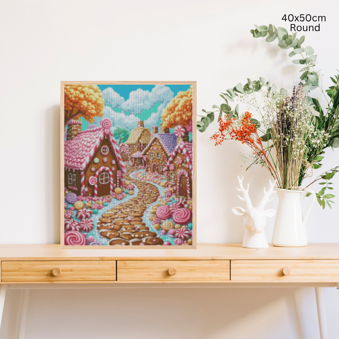 Gingerbread Lane: Diamond Painting Collection