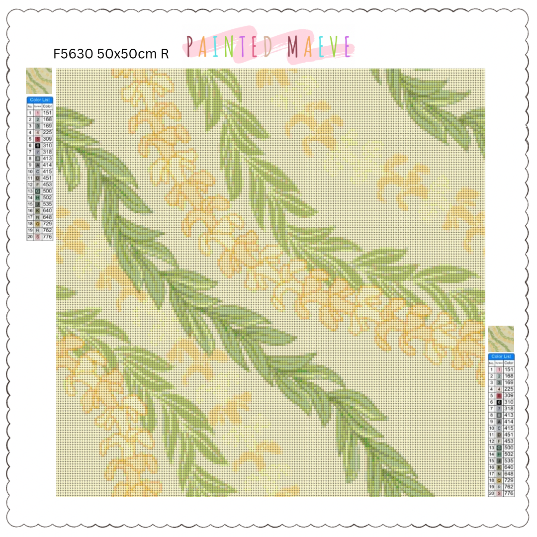 Puakenikeni Lei: Diamond Painting Collection