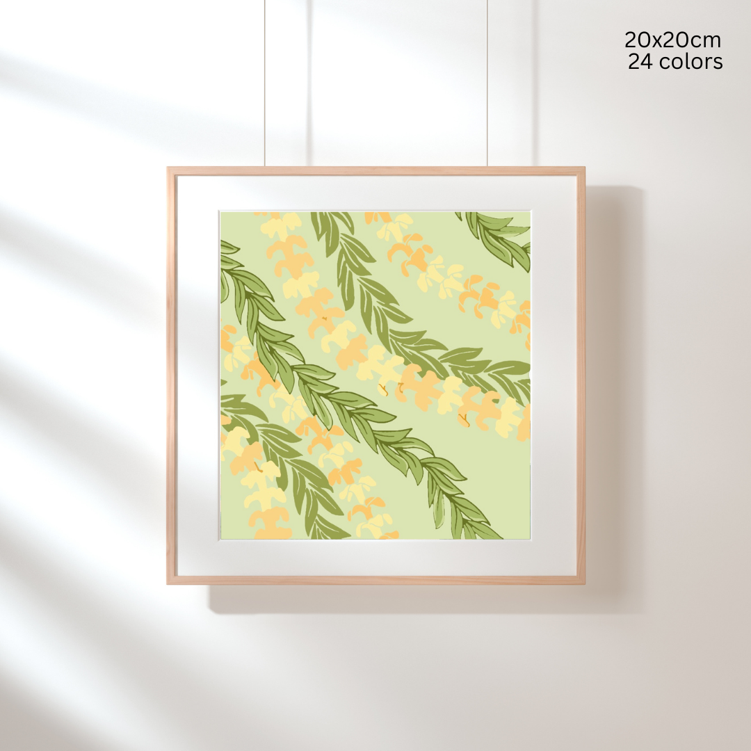 Puakenikeni Lei: Paint-by-Number Collection (24/36/48 colors | No Frame)
