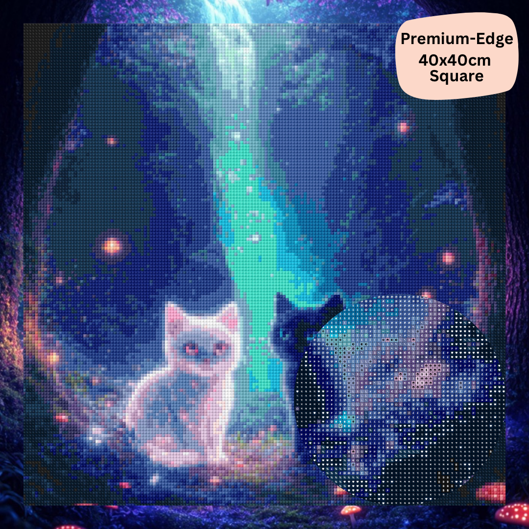 Enchanted Purradise: Diamond Painting Collection