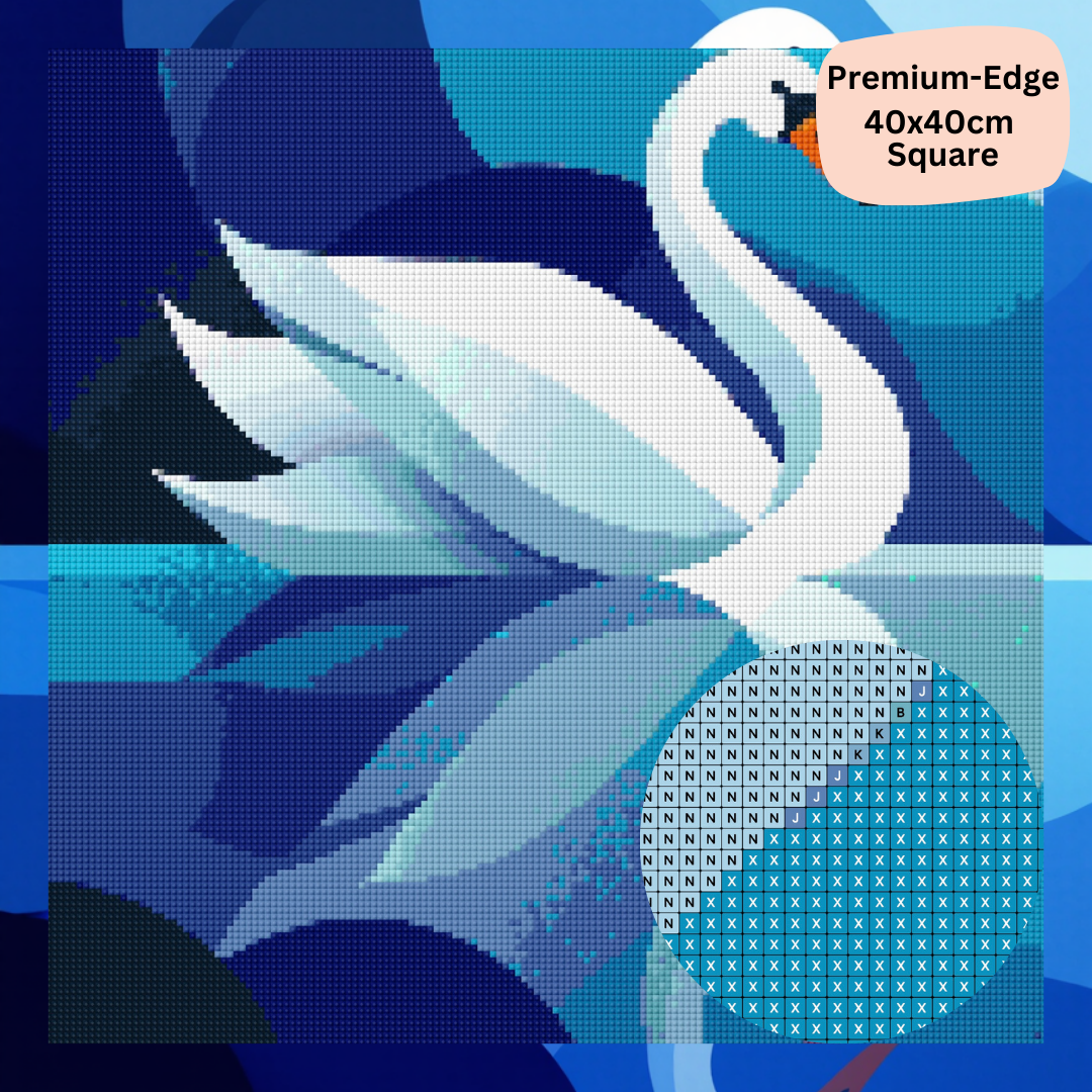 Reflections in Blue: Diamond Painting Collection