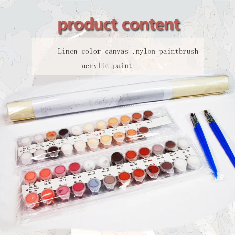 Winter Wonderland Market: Paint-by-Number Collection (24/36/48 colors | No Frame)