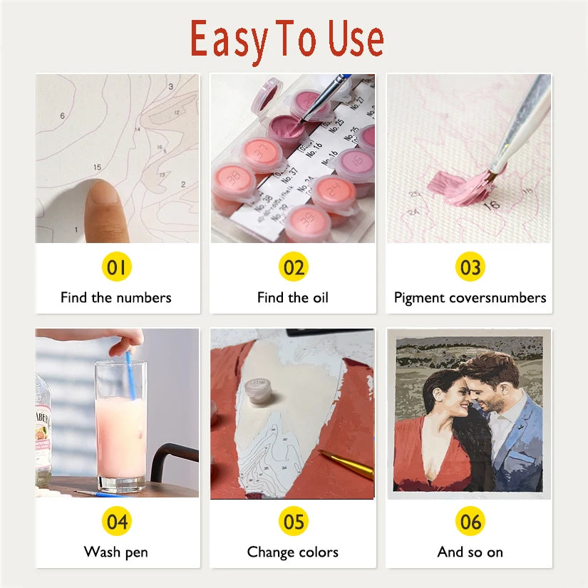 Boho Rainbow Surprices: Paint-by-Number Mini Collection