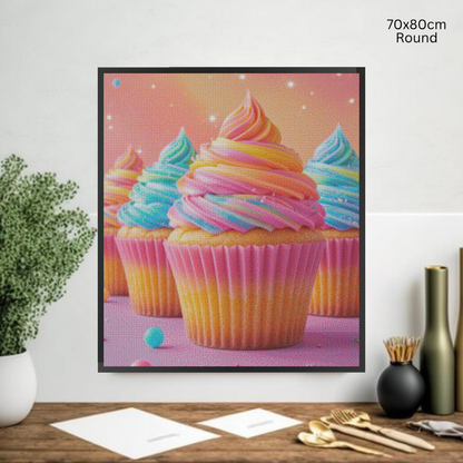 Frosted Cupcakes: Diamond Painting Collection