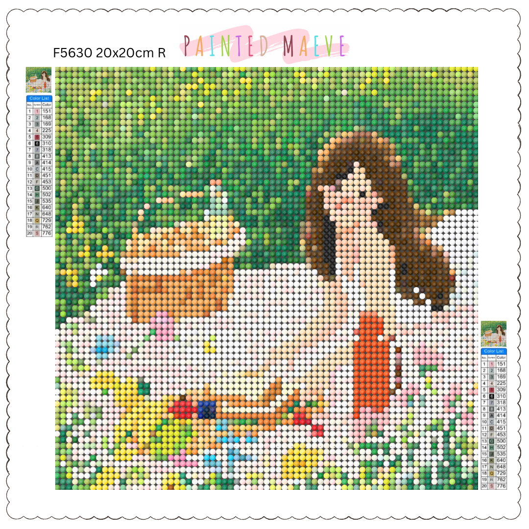 Sunny Picnic Bliss: Diamond Painting Collection