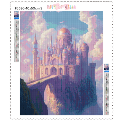 Celestial Fortress: Diamond Painting Collection