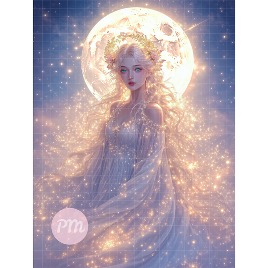 Moonlight Beauty: Paint-by-Number Collection (24/36/48 colors | No Frame)