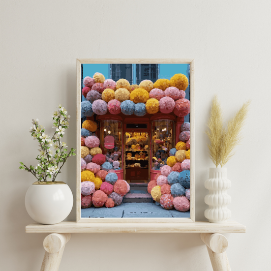 Yarn and Fluff Shop: Paint-by-Number Collection (24/36/48 colors | No Frame)