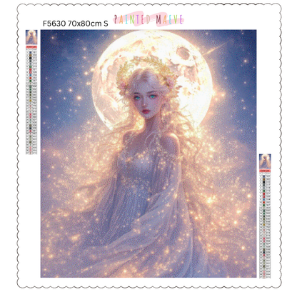 Moonlight Beauty: Diamond Painting Collection