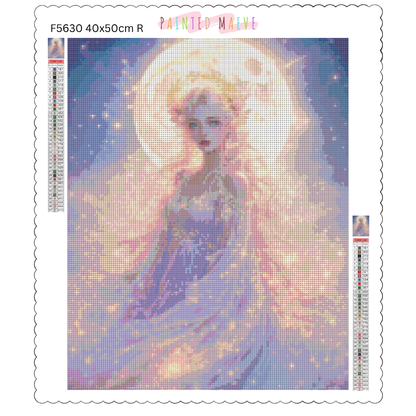 Moonlight Beauty: Diamond Painting Collection