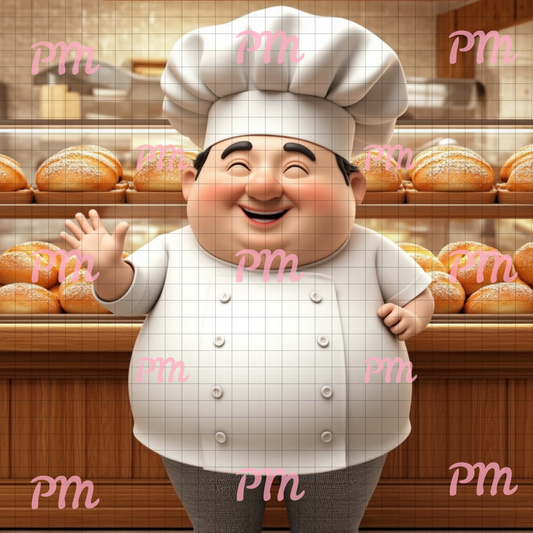 Friendly Baker Man: Diamond Painting Collection