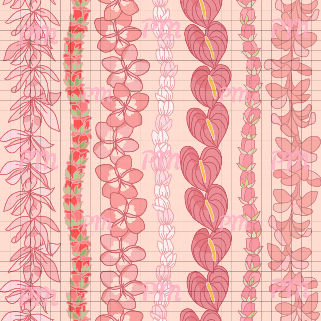 Pink Pua’s: Paint-by-Number Collection (24/36/48 colors | No Frame)