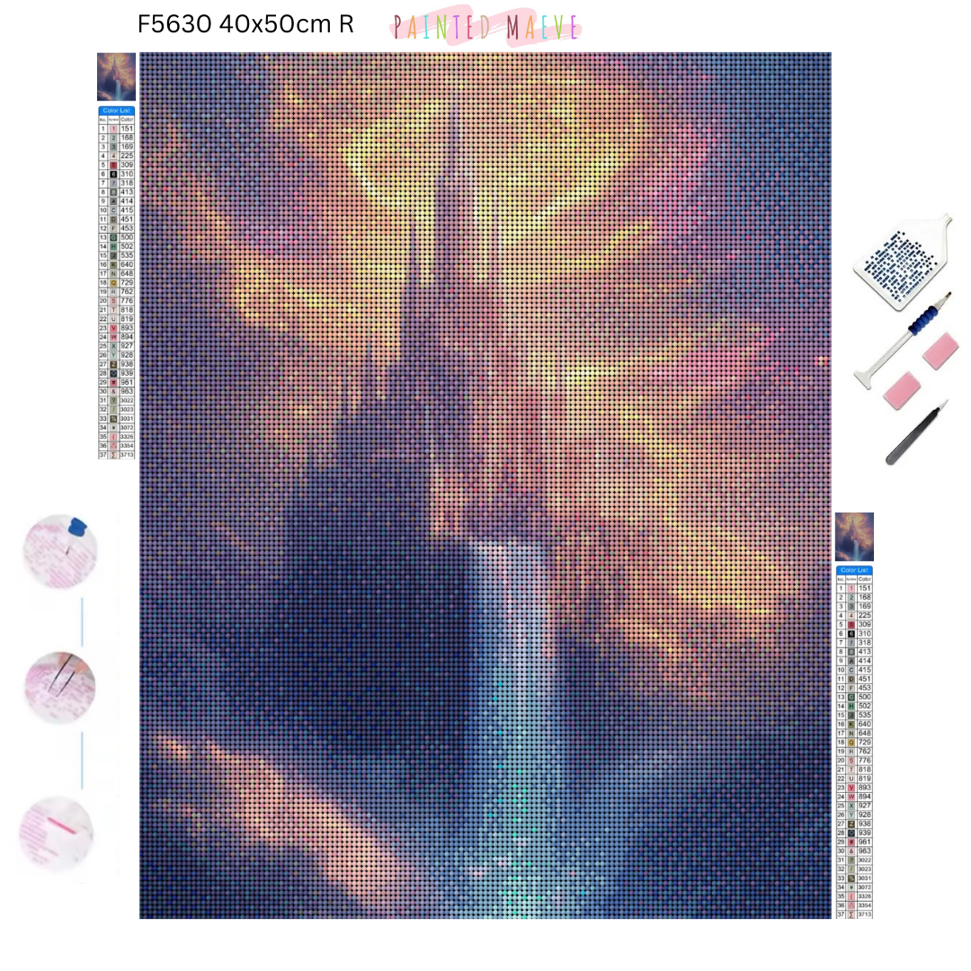 Castle in the Sky: Diamond Painting Collection
