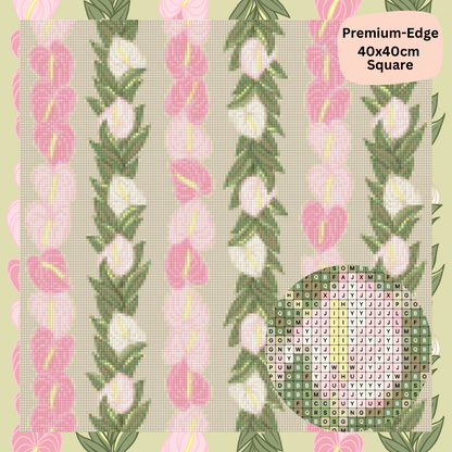 Anthurium Lei: Diamond Painting Collection