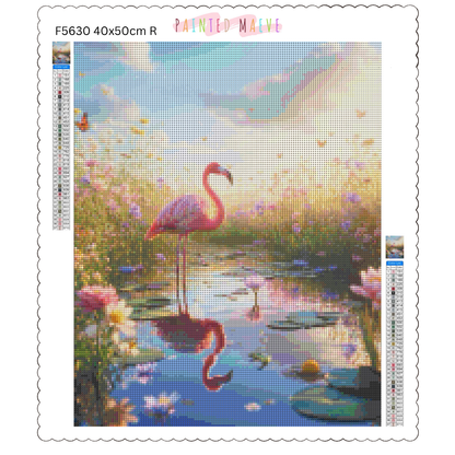 Flamingo Dance: Diamond Painting Collection