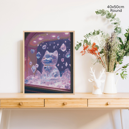 Crystal Fortune Kitty: Diamond Painting Collection